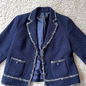 Talbots petite twill 3/4 sleeve jacket - size 10p